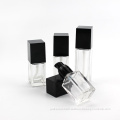 Spray Clear Square Portable Perfume Bottle Glass Bottle